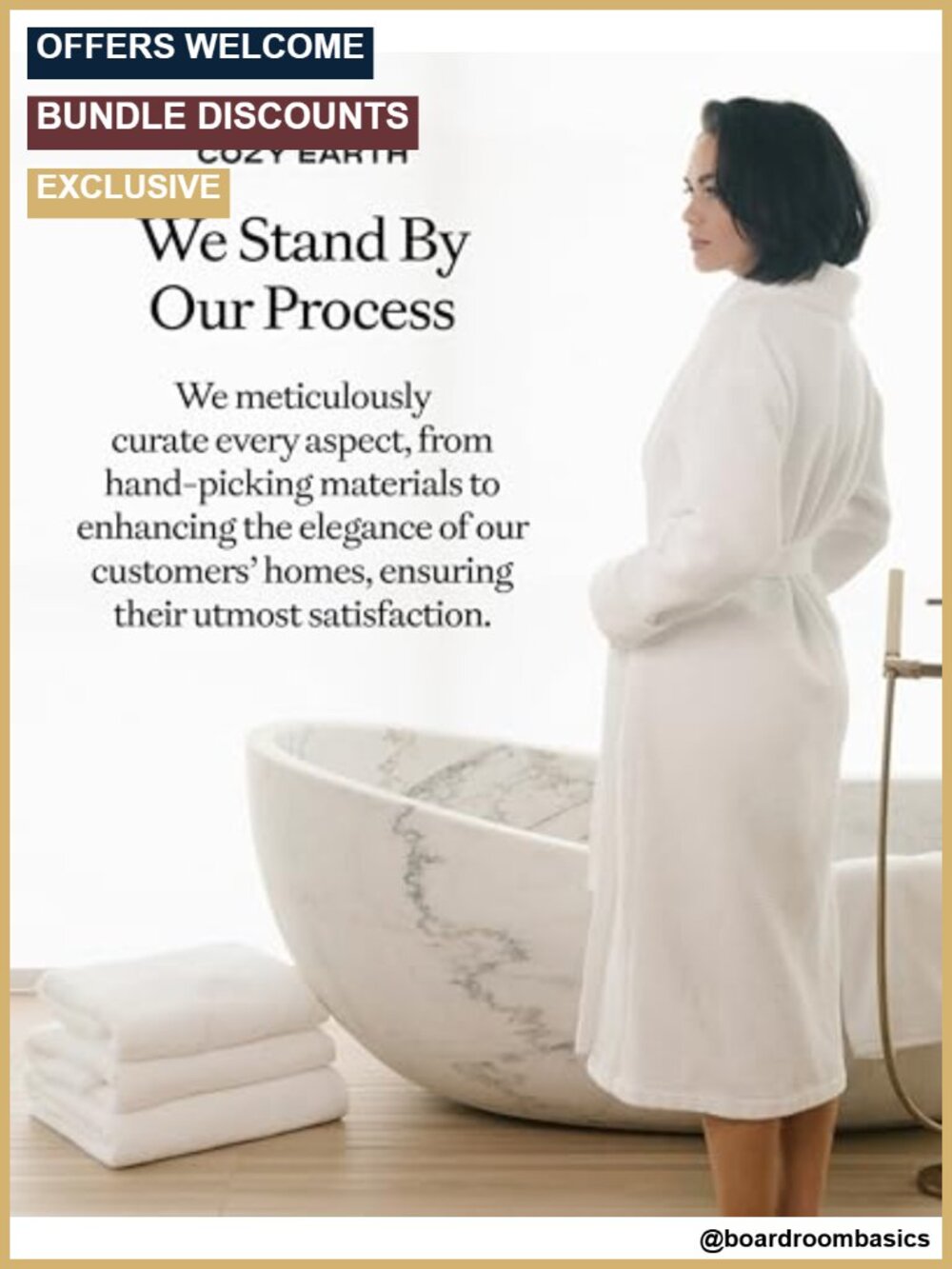 Waffle Knit Bath Robe Lightweight Spa Robe with Pockets - Picture 6 of 6